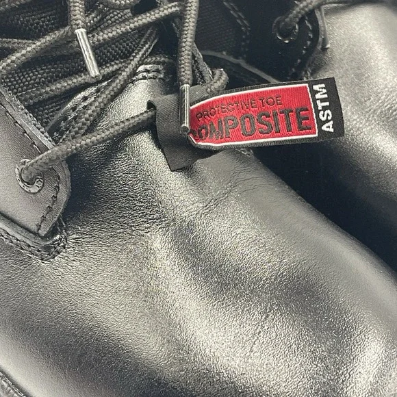 ROCKY ALPHA FORCE ZIPPER WATERPROOF PUBLIC SERVICE‎ BOOTS BLACK NEW - Picture 2 of 14